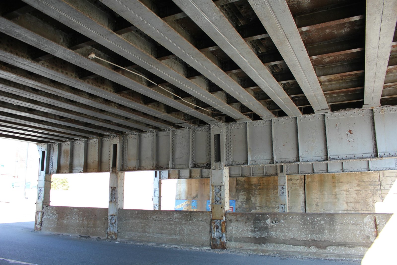 Under bridge